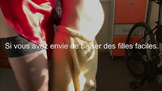Sexe amateur avec petite amie super sexy en lingerie noire