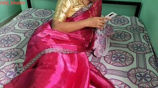 Desi bhabhi Hot sexcy figure sex in red sharee Xxx hindi audio full video