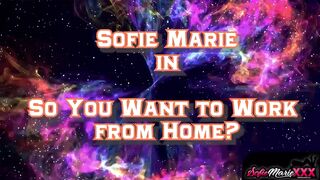 Horny Sofie Marie Visits Work From Home Employee to Fuck